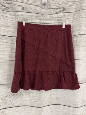 NWT PrAna Leah Burgundy Wool Skirt Size S